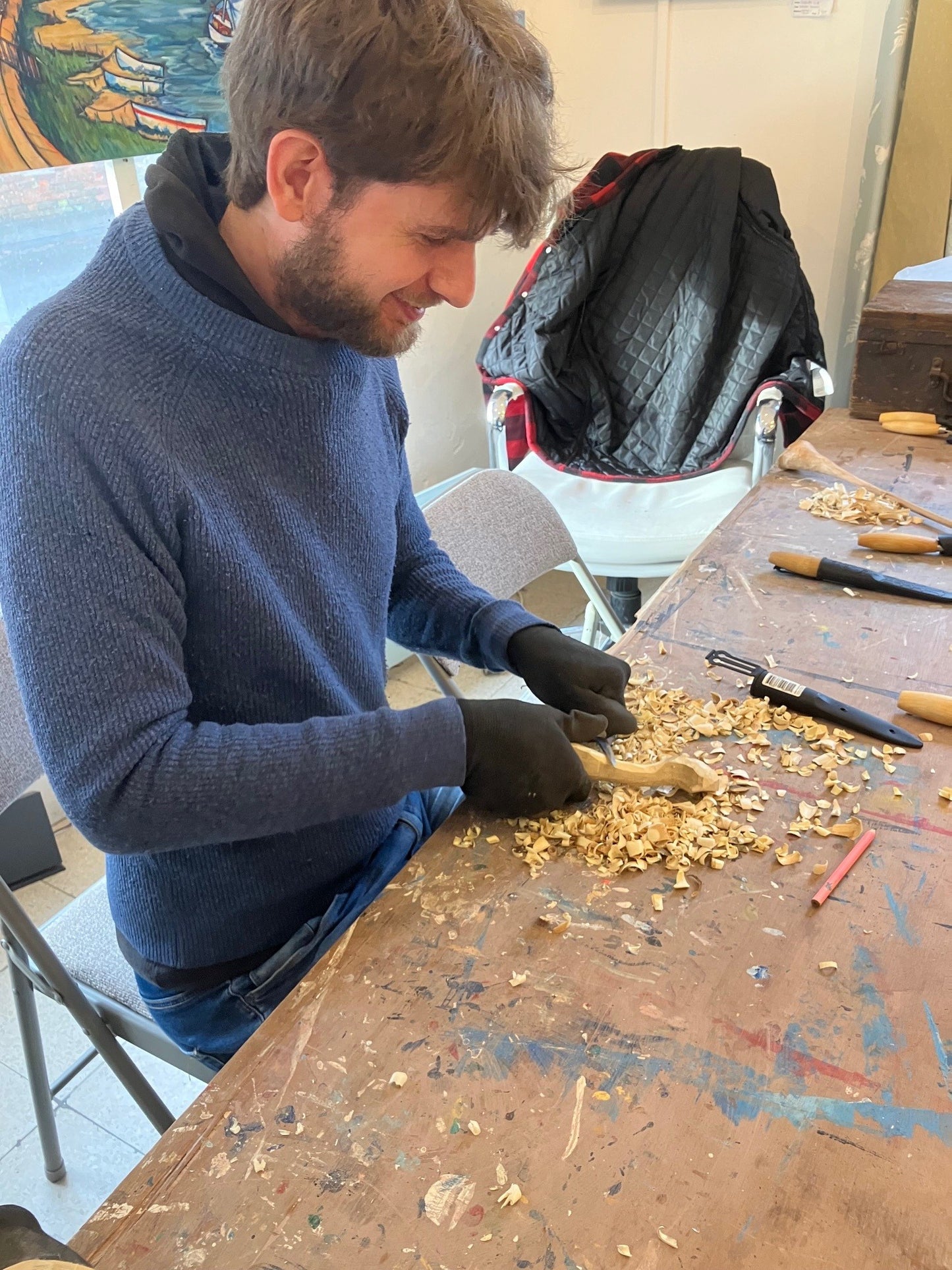 Leaf carving workshop 12th July 2026
