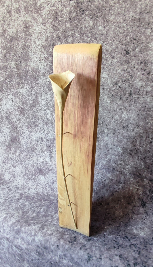 Valentine's flower gifts Martin Pigg Norfolk wood sculpture RHS art British artist