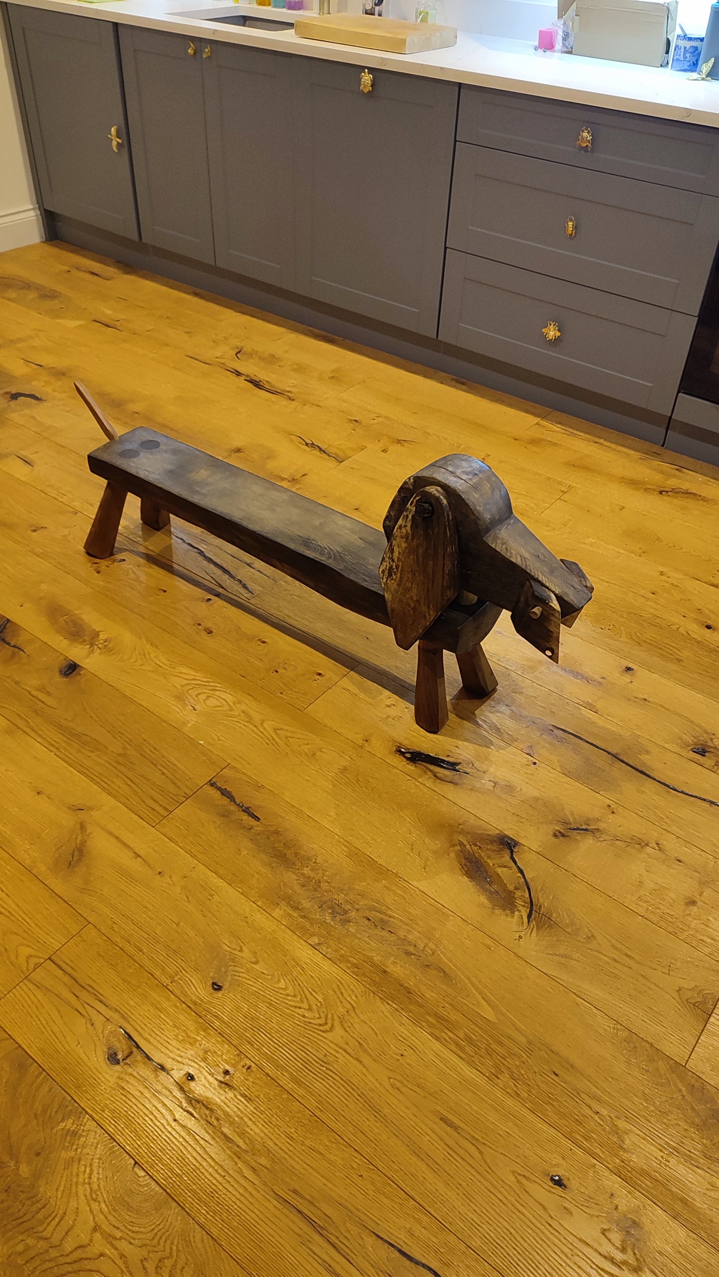Sausage dog bench