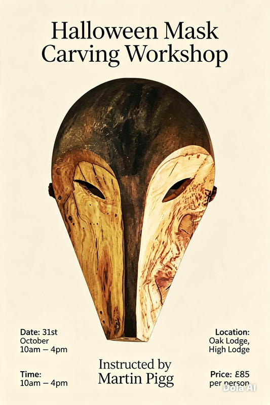 Mask carving workshop