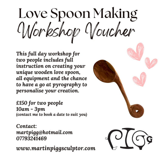 Love Spoon Carving Workshop Voucher