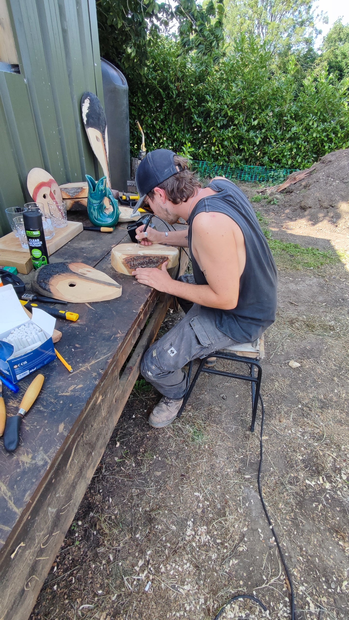 Mask carving workshop
