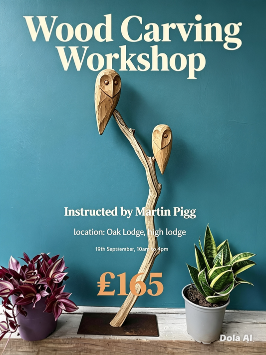 Owl carving workshop