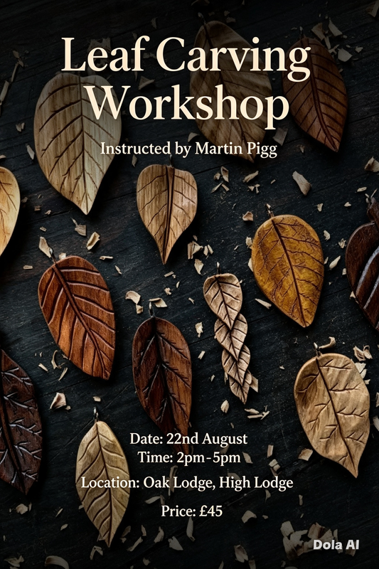 Leaf carving workshop